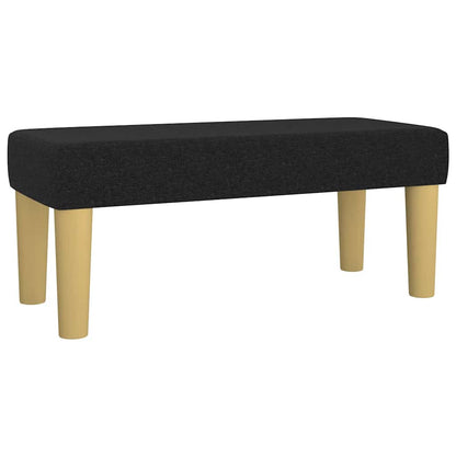 Giroletto a Molle con Materasso Nero 120x190 cm in Tessuto | homemem39