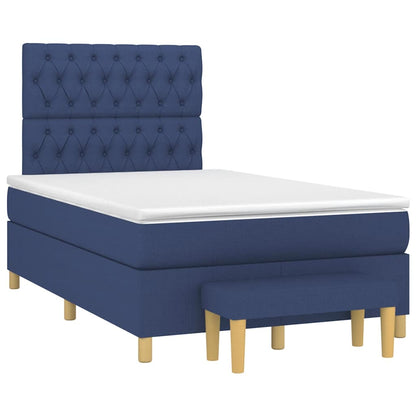 Giroletto a Molle con Materasso Blu 120x190 cm in Tessuto | homemem39