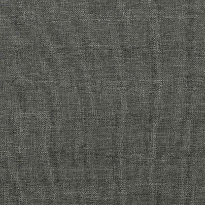 Giroletto a Molle con Materasso Grigio Scuro 120x190cm Tessuto | homemem39
