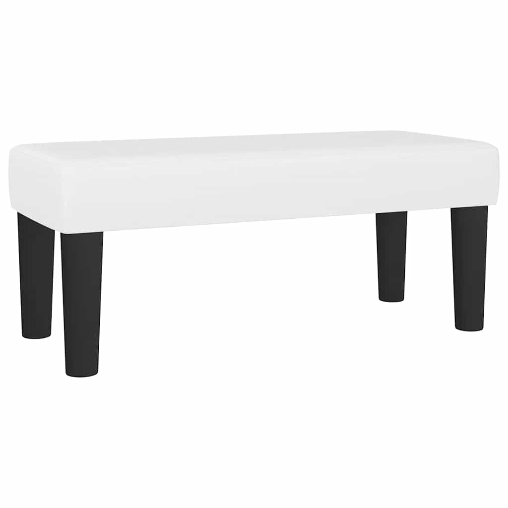 Giroletto a Molle con Materasso Bianco 120x190 cm in Similpelle | homemem39