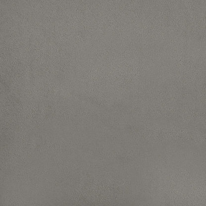 Giroletto a Molle con Materasso Grigio Chiaro 120x190cm Velluto | homemem39