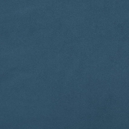Giroletto a Molle con Materasso Blu Scuro 120x190 cm in Velluto | homemem39