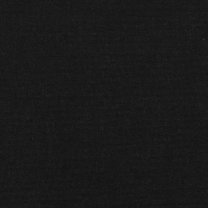 Giroletto senza Materasso Nero 120x190 cm in Tessuto