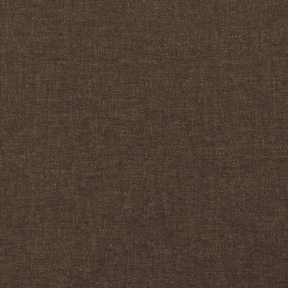 Giroletto senza Materasso Marrone Scuro 80x200 cm in Tessuto