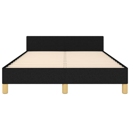 Giroletto senza Materasso Nero 120x190 cm in Tessuto