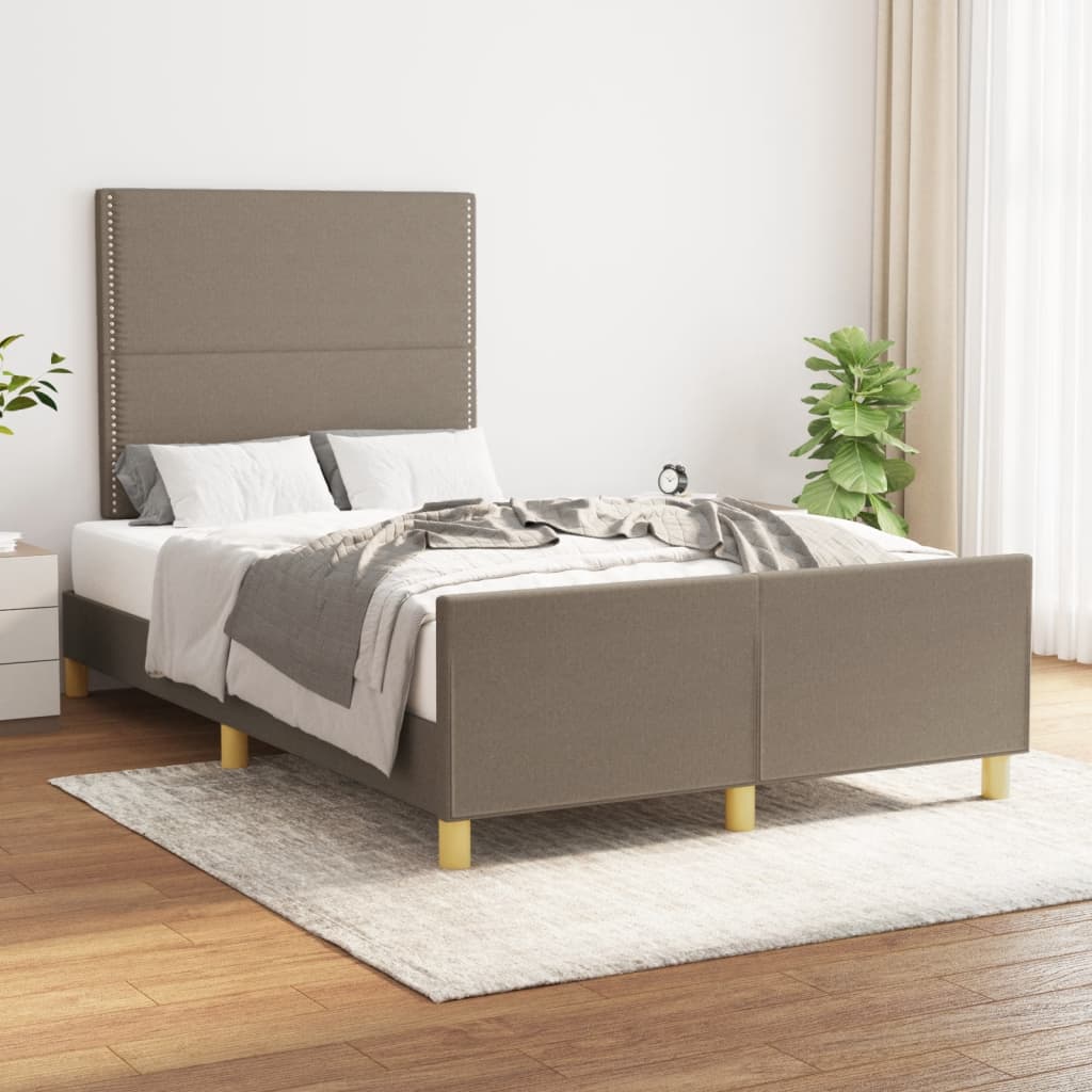 Giroletto senza Materasso Tortora 120x190 cm Tessuto | homemem39
