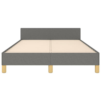 Giroletto senza Materasso Grigio Scuro 120x190 cm in Tessuto