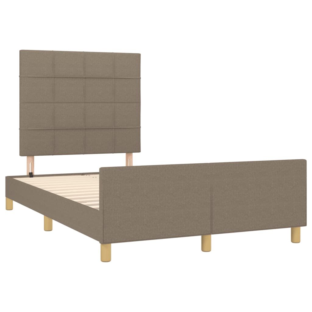 Giroletto senza Materasso Tortora 120x190 cm Tessuto