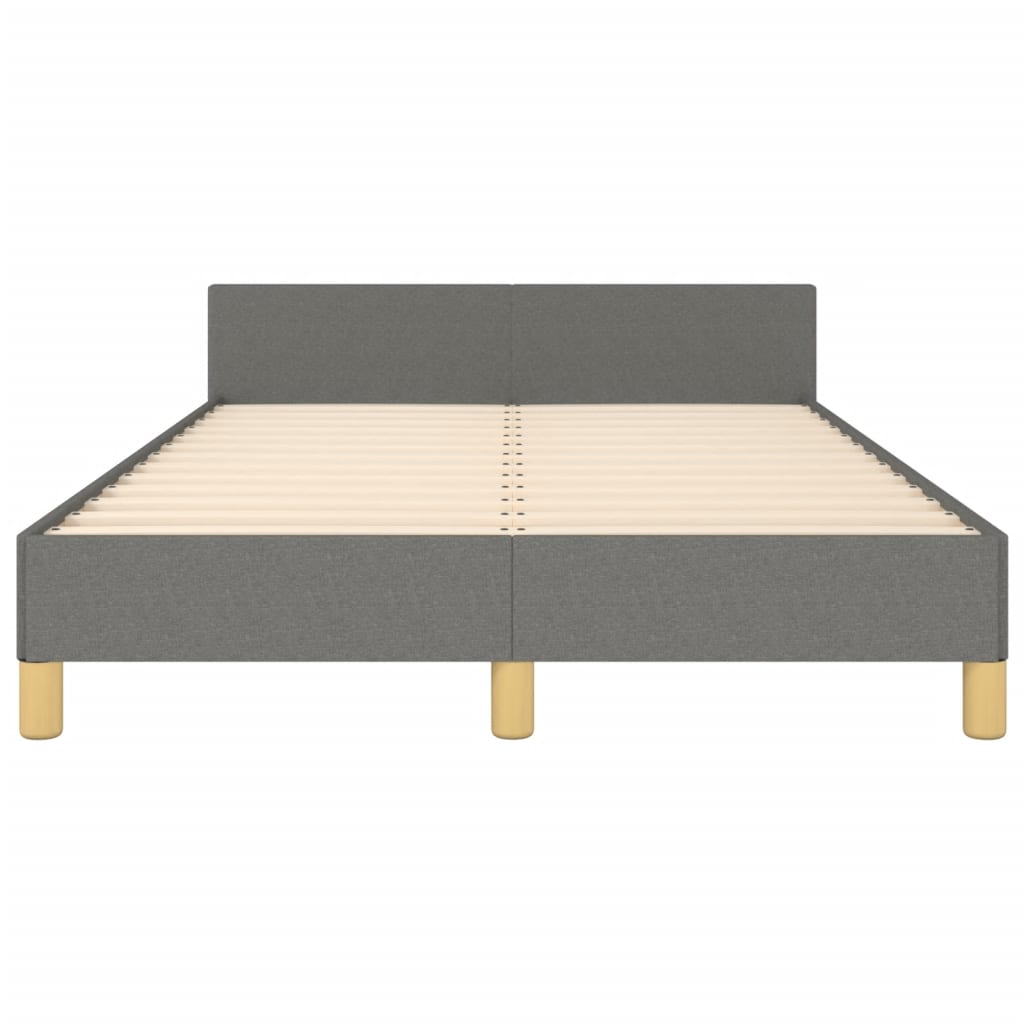 Giroletto senza Materasso Grigio Scuro 120x190 cm in Tessuto