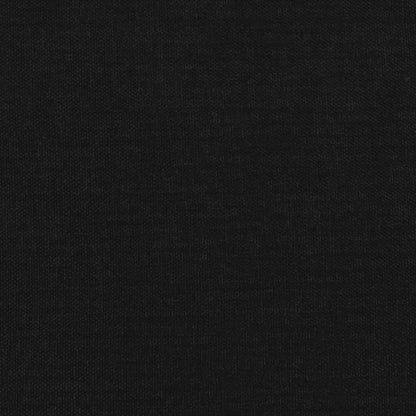 Giroletto senza Materasso Nero 120x190 cm in Tessuto