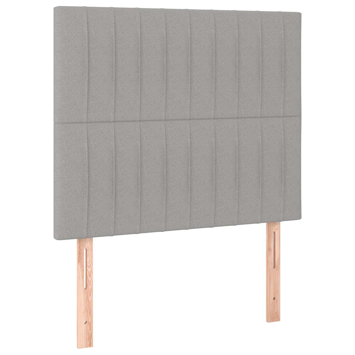 Giroletto senza Materasso Grigio Chiaro 120x190 cm in Tessuto