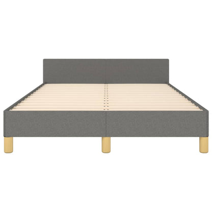 Giroletto senza Materasso Grigio Scuro 120x190 cm in Tessuto