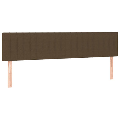 Giroletto senza Materasso Marrone Scuro 80x200 cm in Tessuto