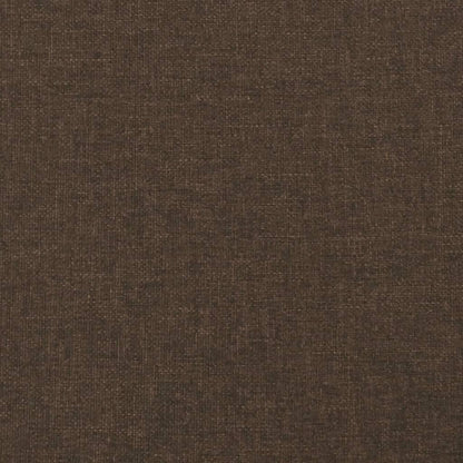 Giroletto senza Materasso Marrone Scuro 80x200 cm in Tessuto