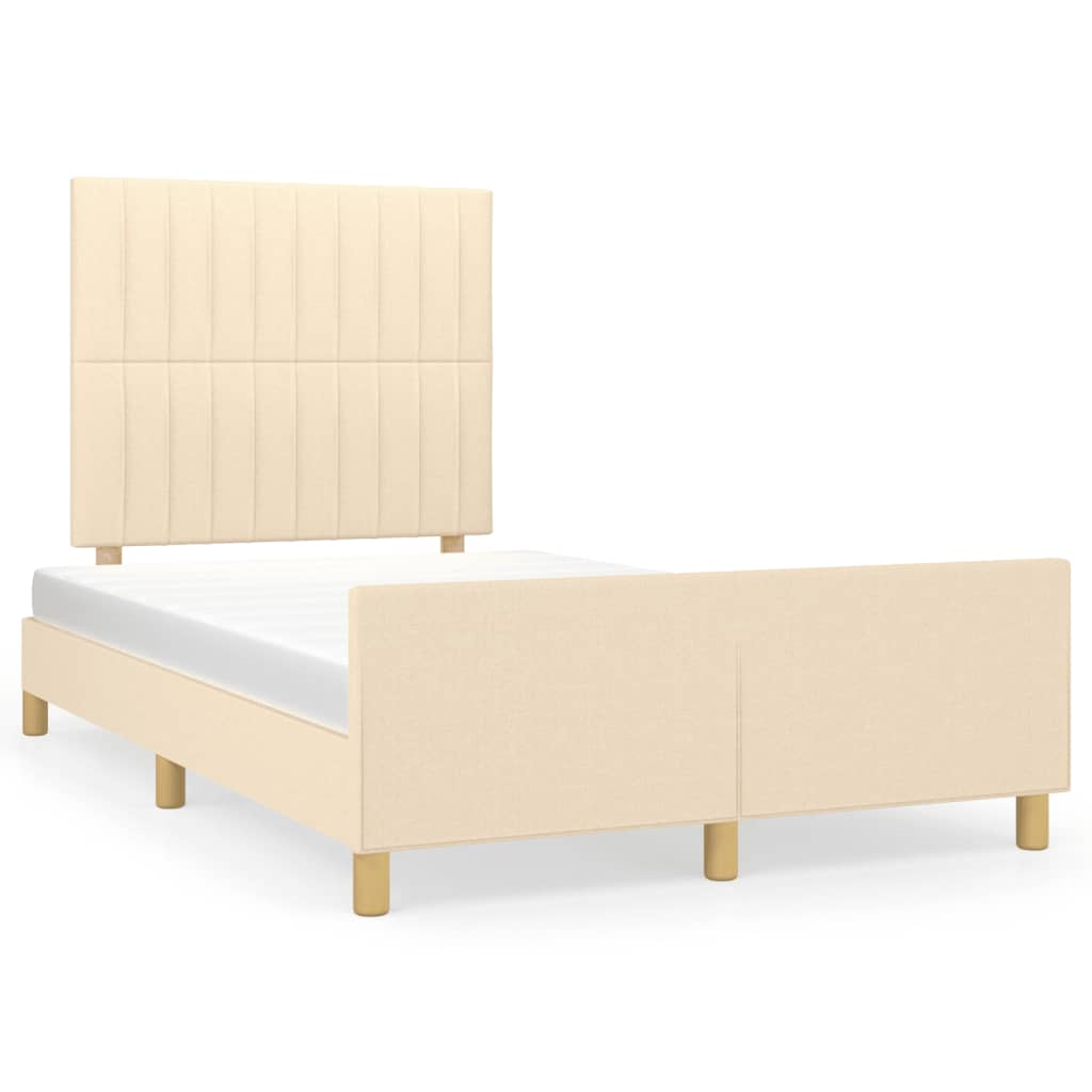 Giroletto senza Materasso Crema 120x190cm in Tessuto | homemem39