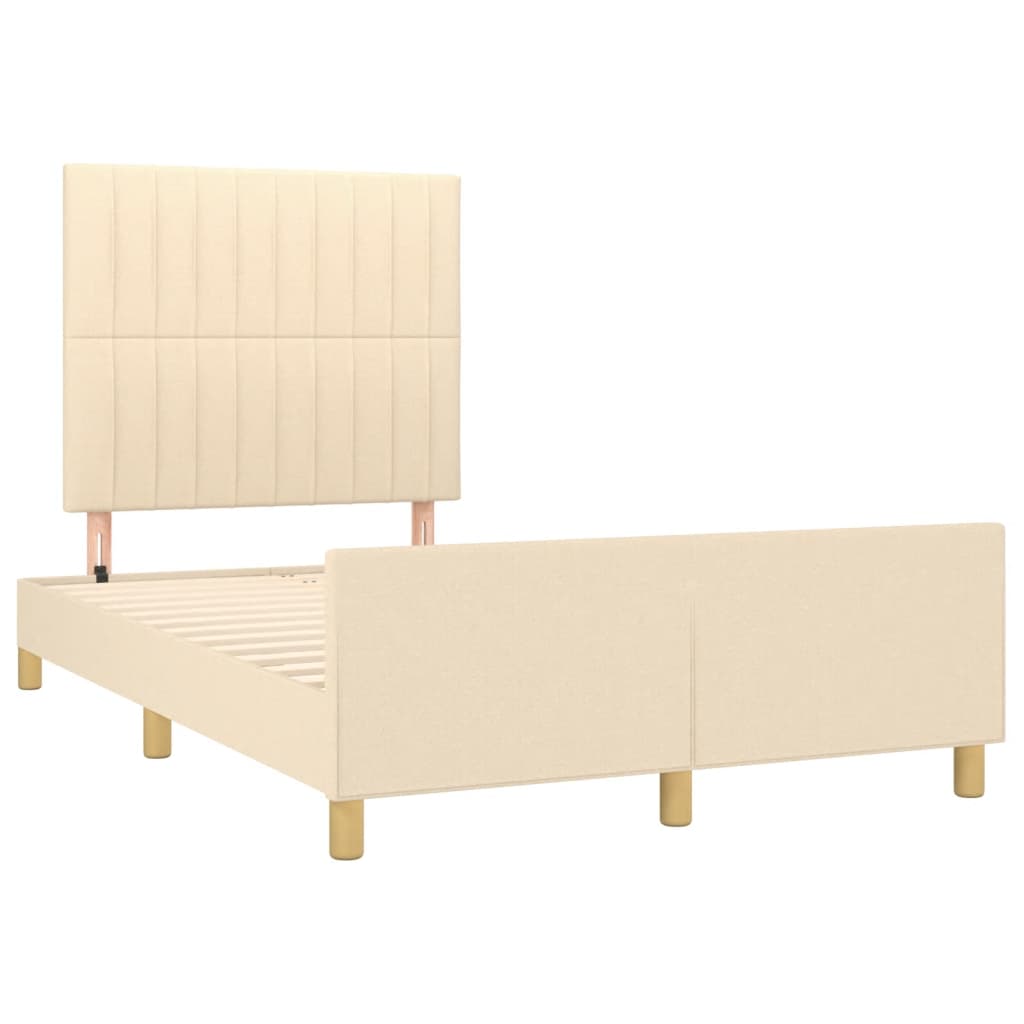 Giroletto senza Materasso Crema 120x190cm in Tessuto | homemem39