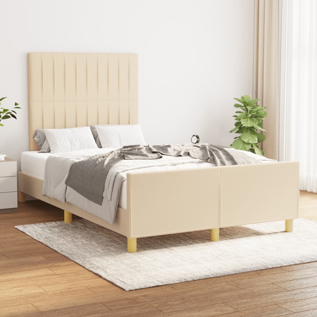 Giroletto senza Materasso Crema 120x190cm in Tessuto | homemem39
