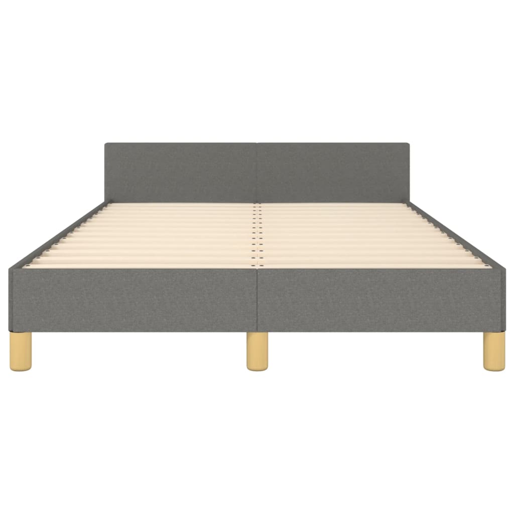 Giroletto senza Materasso Grigio Scuro 120x190 cm in Tessuto