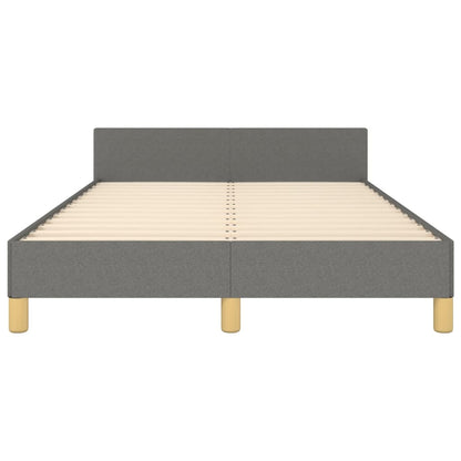 Giroletto senza Materasso Grigio Scuro 120x190 cm in Tessuto