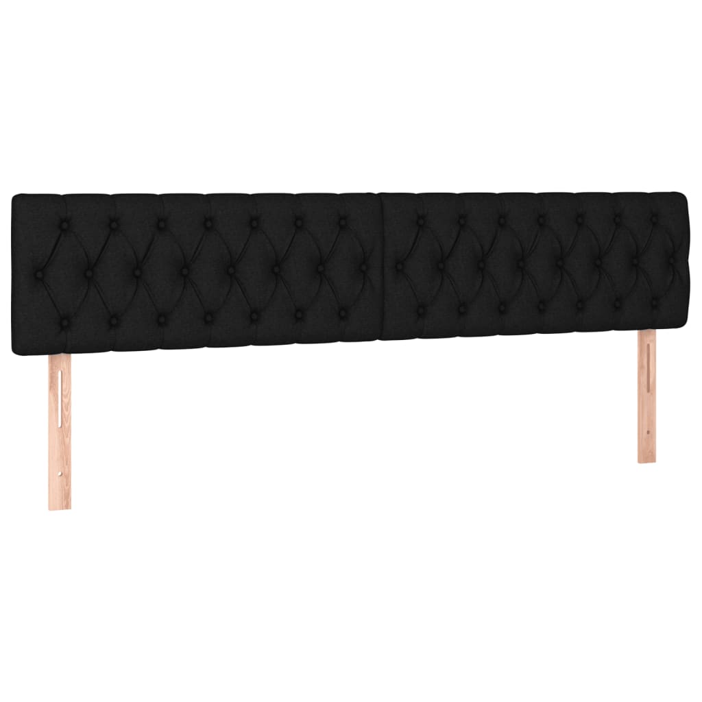 Giroletto senza Materasso Nero 120x190 cm in Tessuto