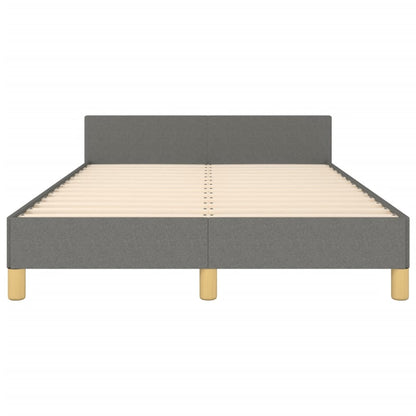 Giroletto senza Materasso Grigio Scuro 120x190 cm in Tessuto
