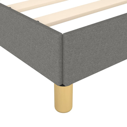 Giroletto senza Materasso Grigio Scuro 120x190 cm in Tessuto