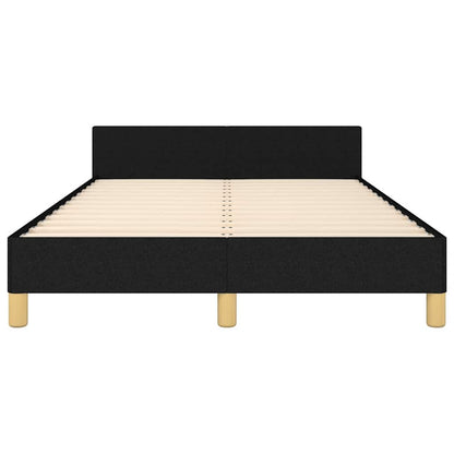 Giroletto senza Materasso Nero 120x190 cm in Tessuto