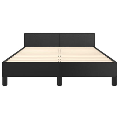 Giroletto senza Materasso Nero 120x190 cm Similpelle