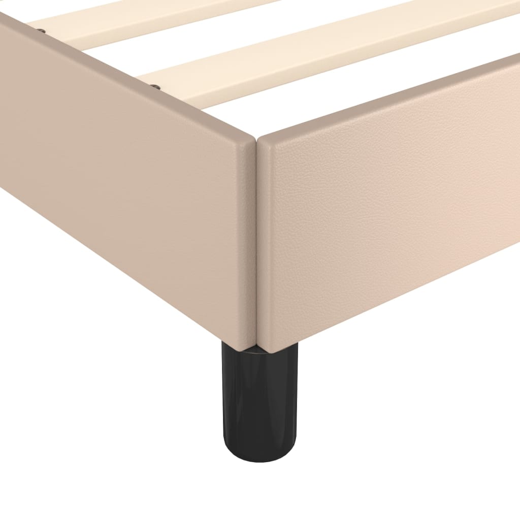Giroletto senza Materasso Cappuccino 120x190 cm in Similpelle