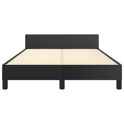 Giroletto senza Materasso Nero 120x190 cm Similpelle