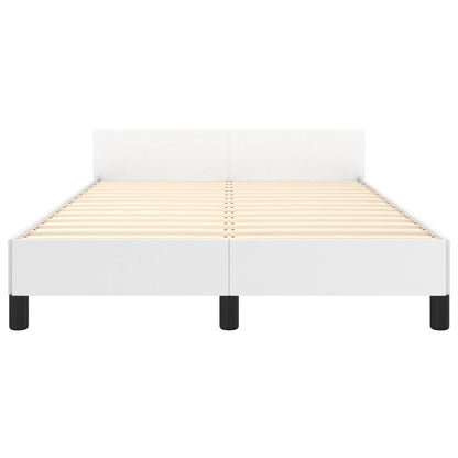 Giroletto senza Materasso Bianco 120x190 cm Similpelle