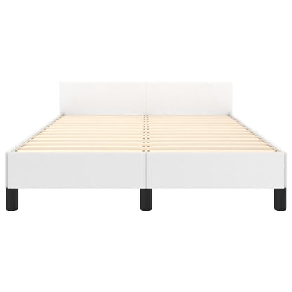 Giroletto senza Materasso Bianco 120x190 cm Similpelle