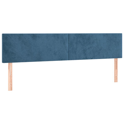 Giroletto senza Materasso Blu Scuro 120x190 cm Velluto - homemem39