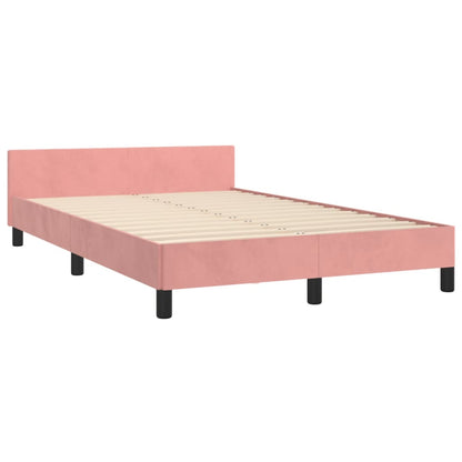 Giroletto senza Materasso Rosa 120x190 cm Velluto | homemem39