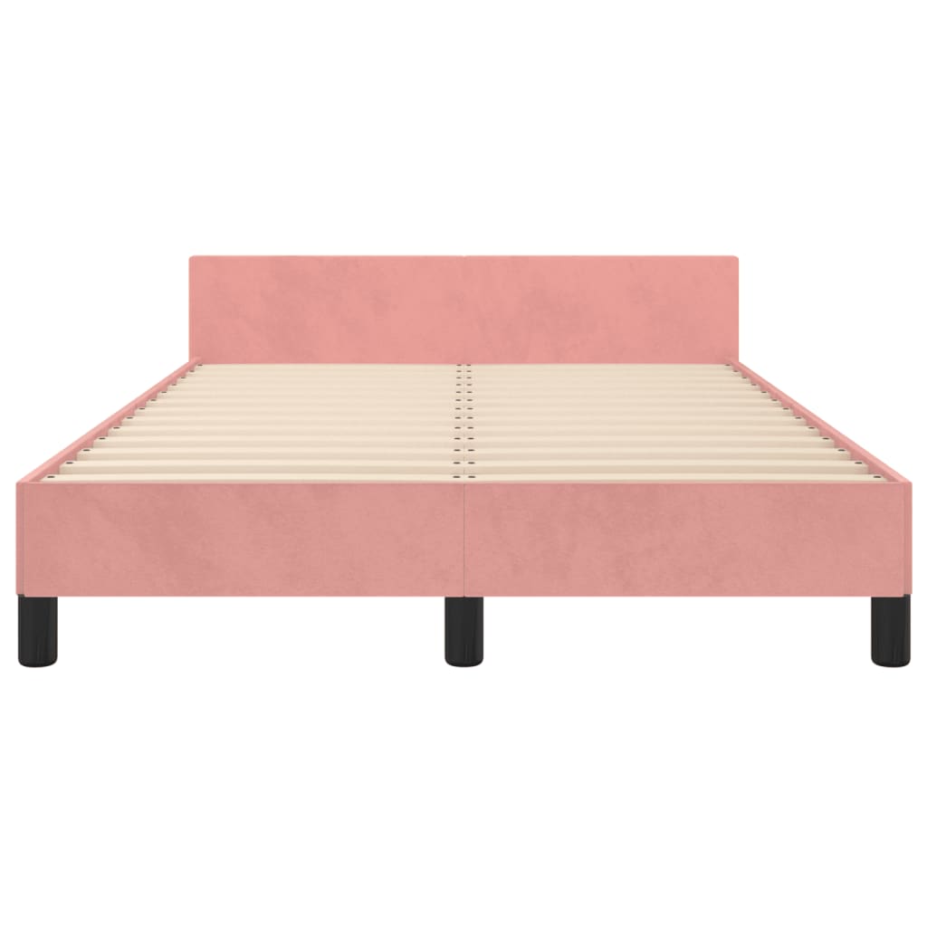Giroletto senza Materasso Rosa 120x190 cm Velluto | homemem39