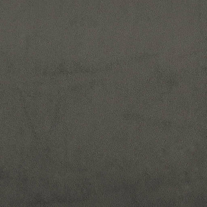 Giroletto senza Materasso Grigio Scuro 120x190 cm Velluto
