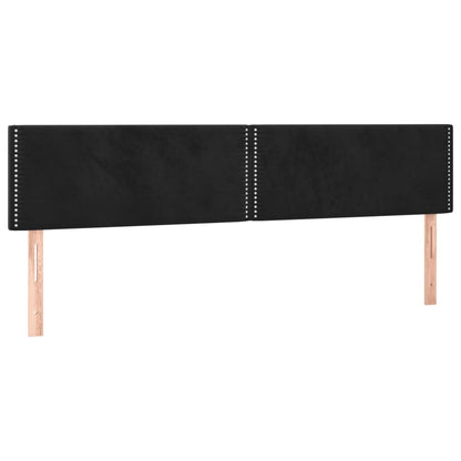 Giroletto senza Materasso Nero 120x190 cm Velluto