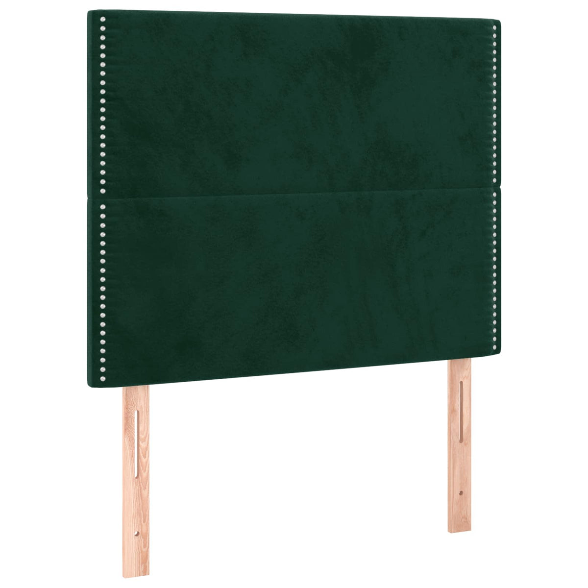 Giroletto senza Materasso Verde Scuro 120x190 cm Velluto