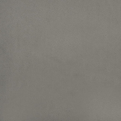 Giroletto senza Materasso Grigio Chiaro 120x190 cm Velluto