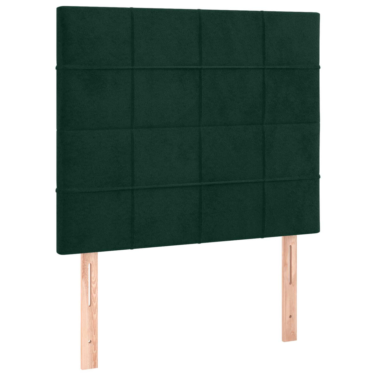 Giroletto senza Materasso Verde Scuro 120x190 cm Velluto