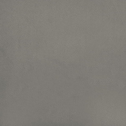 Giroletto senza Materasso Grigio Chiaro 120x190 cm Velluto