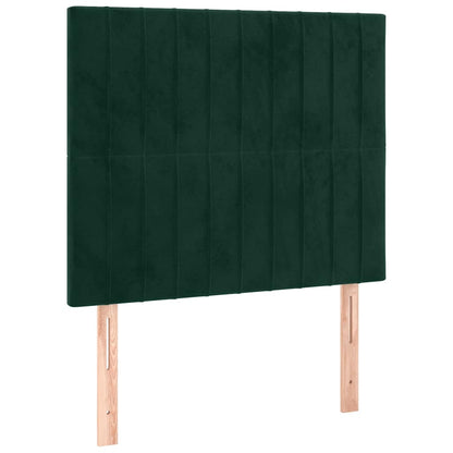Giroletto senza Materasso Verde Scuro 120x190 cm Velluto