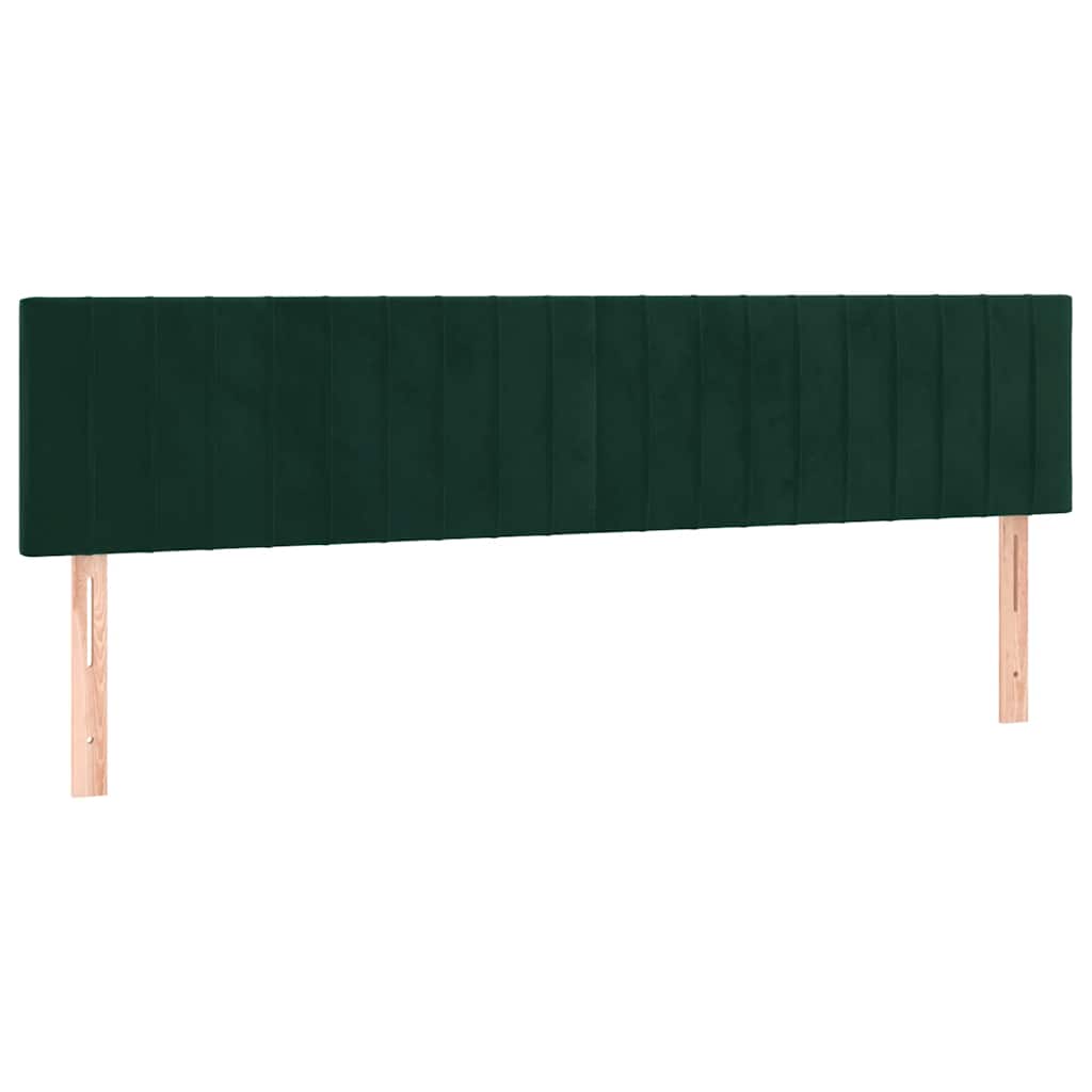 Giroletto senza Materasso Verde Scuro 120x190 cm Velluto