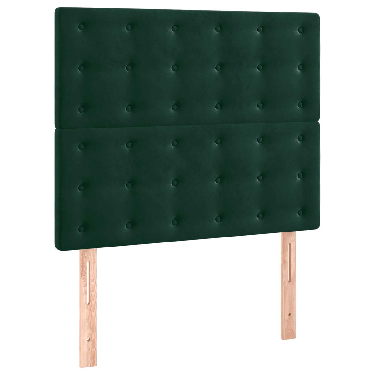 Giroletto senza Materasso Verde Scuro 120x190 cm Velluto