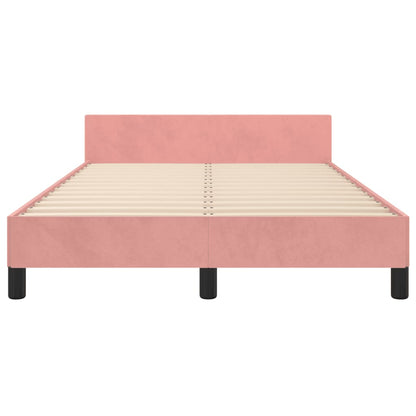 Giroletto senza Materasso Rosa 120x190 cm Velluto | homemem39