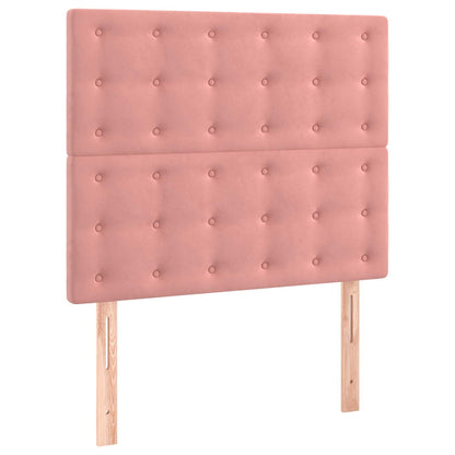 Giroletto senza Materasso Rosa 120x190 cm Velluto