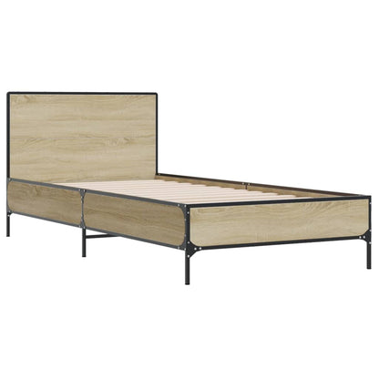 Giroletto Rovere Sonoma 100x200 cm Legno Multistrato e Metallo | homemem39
