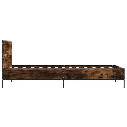 Giroletto Rovere Fumo 75x190 cm in Legno Multistrato e Metallo | homemem39