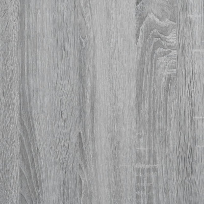 Giroletto Grigio Sonoma 75x190cm in Legno Multistrato e Metallo