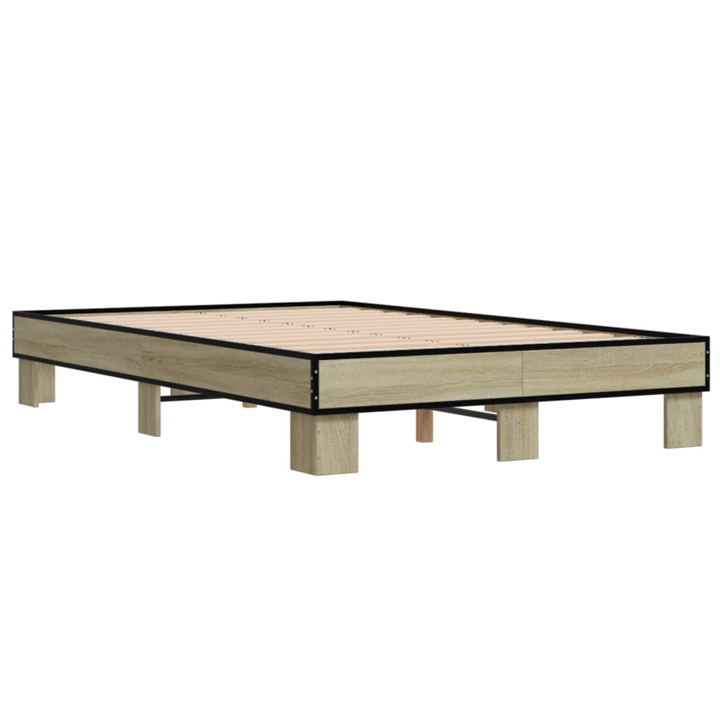 Giroletto Rovere Sonoma 120x200 cm in Legno Multistrato Metallo | homemem39
